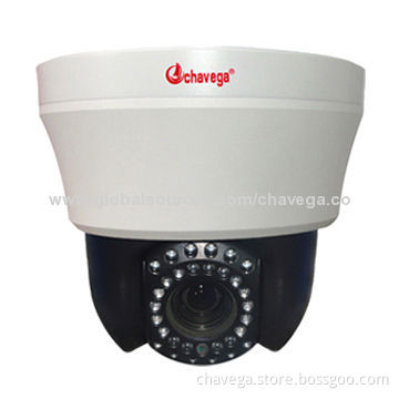 4-inch 480TVL Mini IR High-speed PTZ Camera with 40m IR Distance, True Day and Night ICR